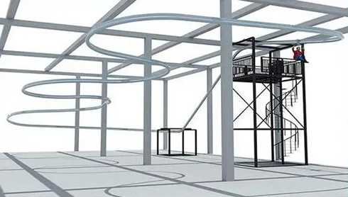 Zipline Roller Coaster - HB0071