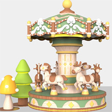 Woodland Horse Carousel - ZC0027W